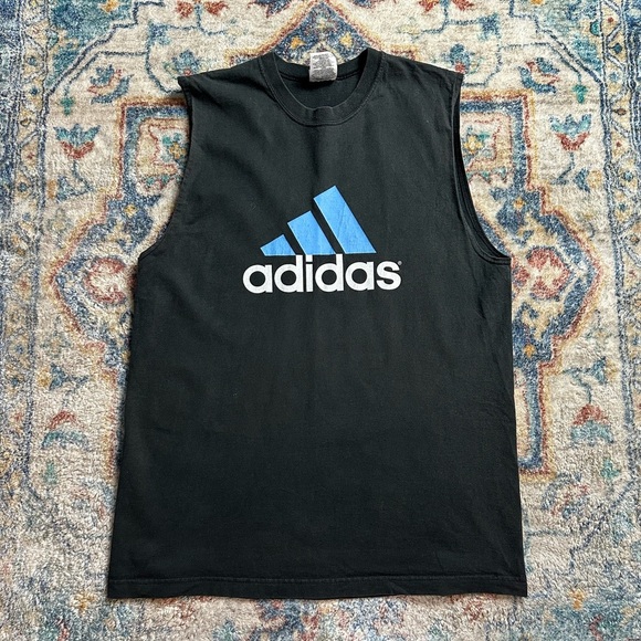 Vintage Adidas Logo Tank Top Large - Picture 1 of 4